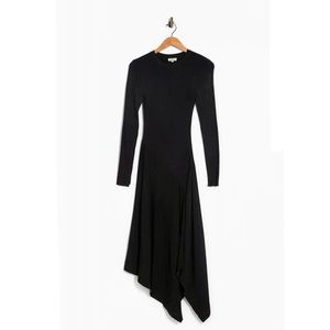 A.L.C Viviana Asymmetrical Long Sleeve Dress